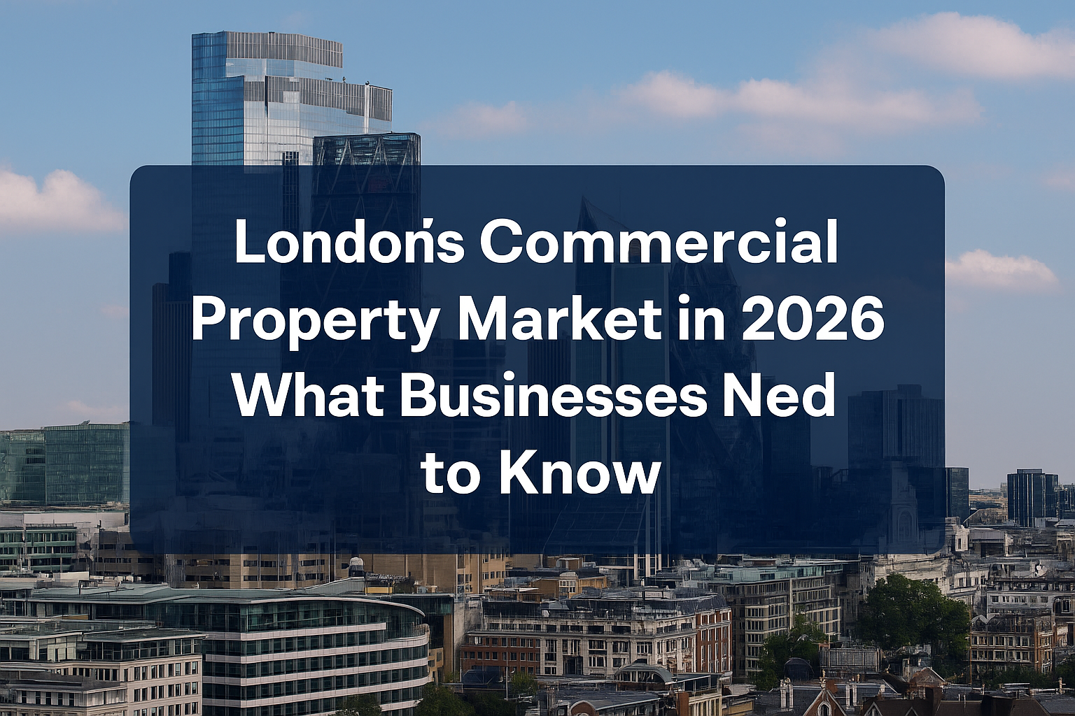 London Commercial Property Market 2026- Office Trends & Relocations