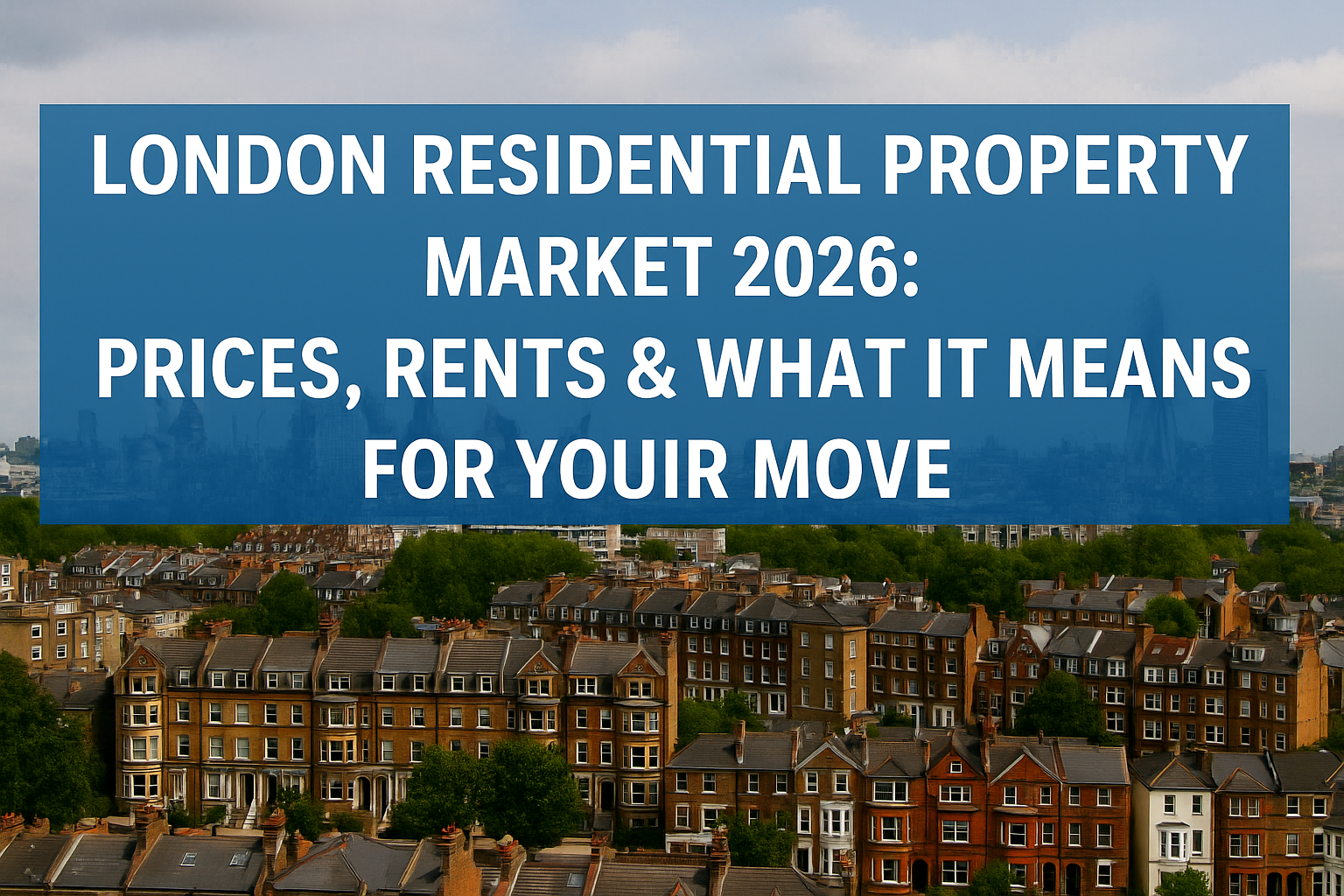 London Property Market 2026- Prices, Rents & Outlook